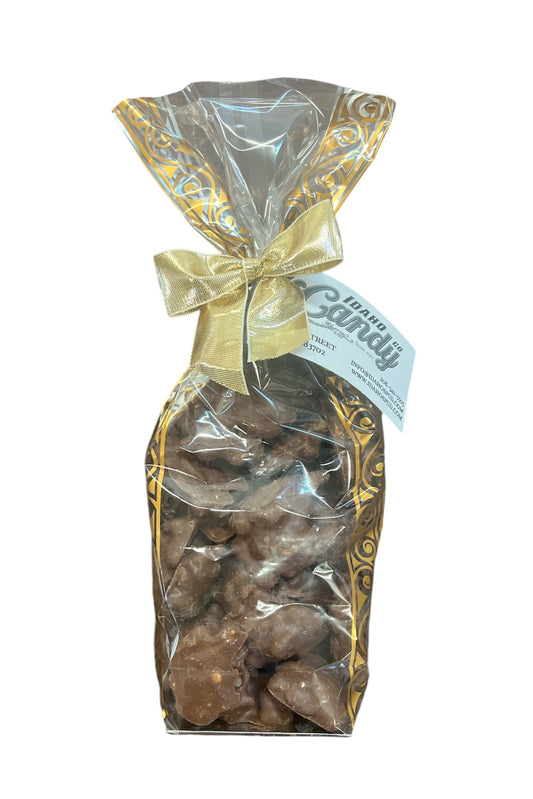 Chocolate Caramel Peanut Clusters - Fancy Bag - 16oz