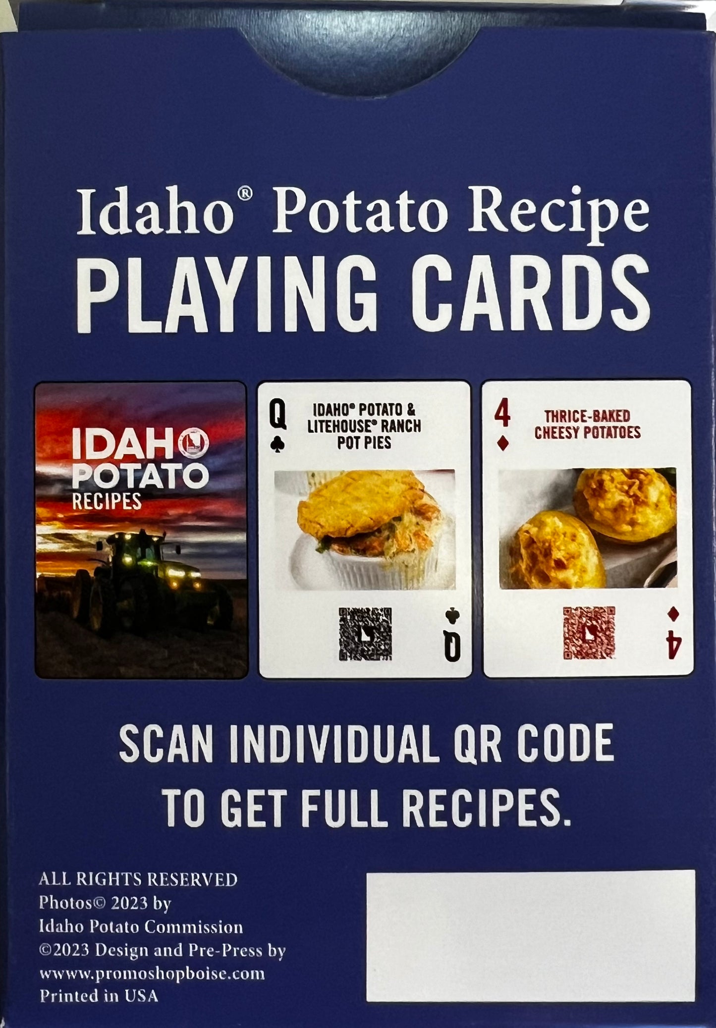 Idaho Potato Playing Cards