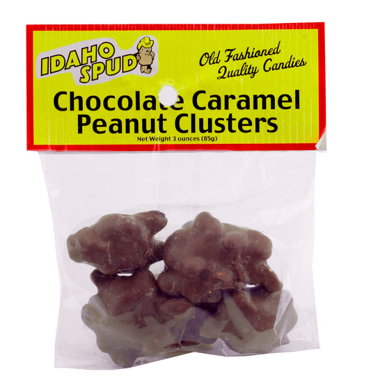 Chocolate Caramel Peanut Clusters - Bag - 3oz